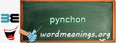 WordMeaning blackboard for pynchon
